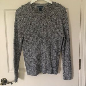 Karen Scott Gray Knit Sweater